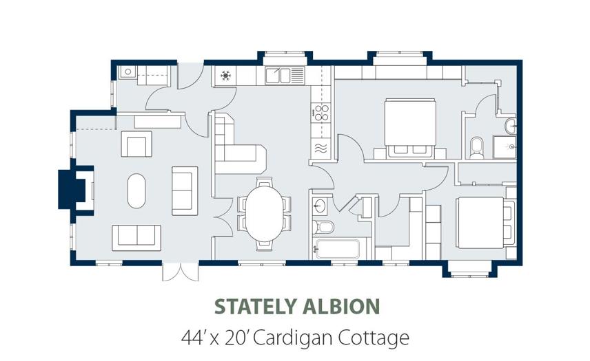44X20 Cardigan Cottage